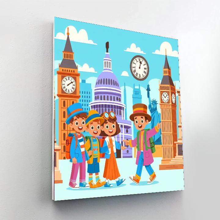 Time Travelers' Quest Paint By Numbers