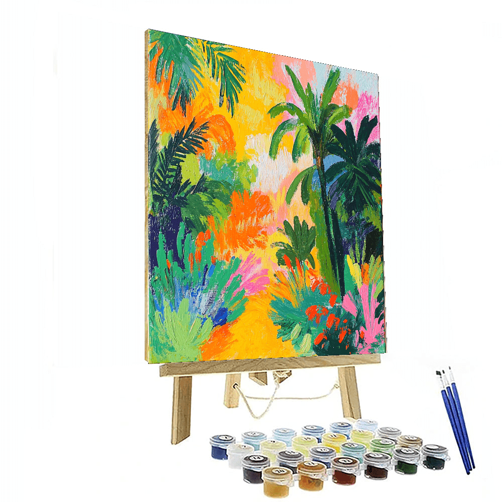 Henri Matisse Inspired Matisse's Tropical Vista  Paint By Numbers Kits