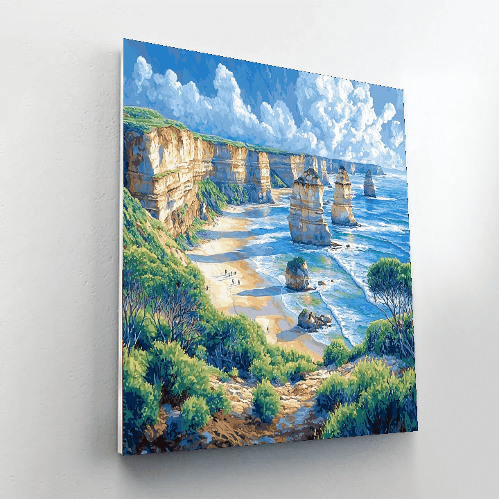 Great Ocean Road Paint By Color