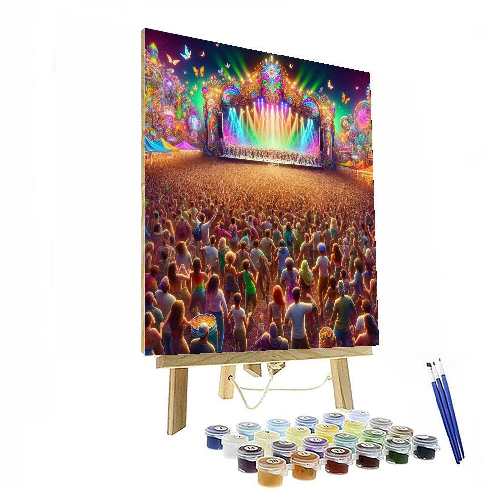 The Okeechobee Music Festival - Usa Painting Number Kit