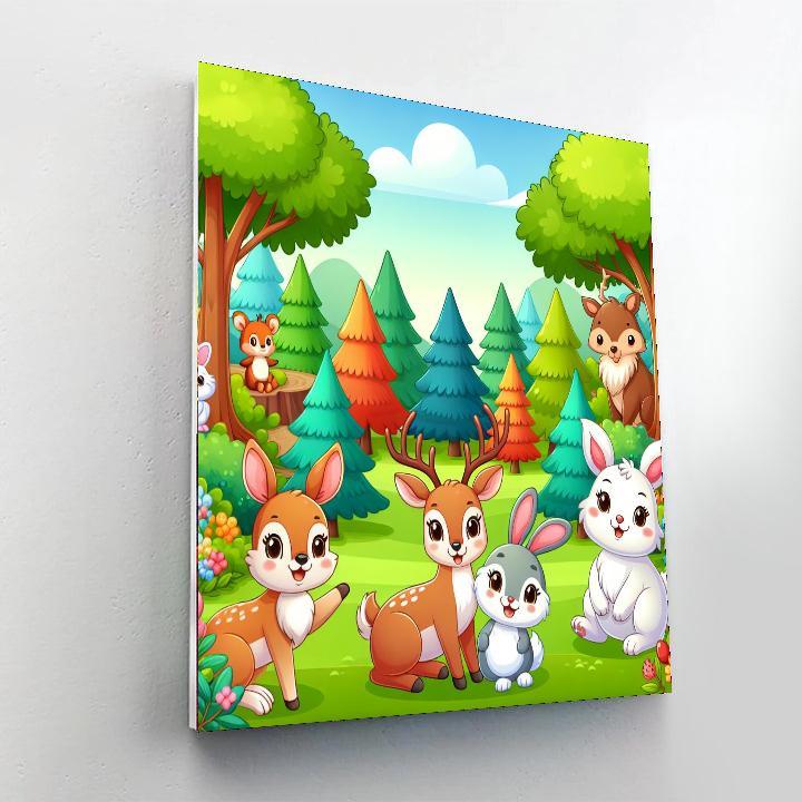 Wonderful Woodland Paint By Numbers