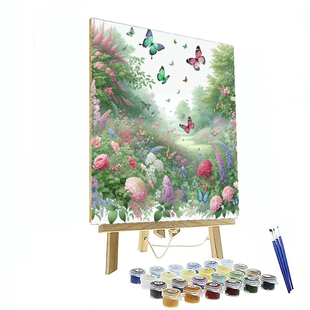 Butterfly Garden Retreat Paint By Number