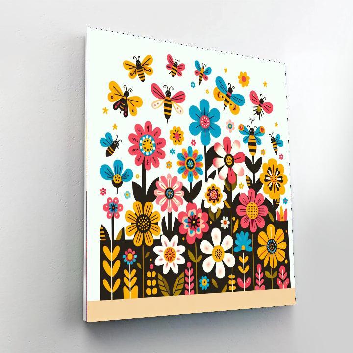 Blossoming Blossoms Paint By Numbers