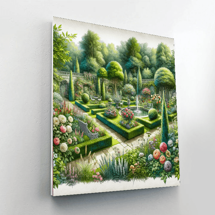 Regal English Garden Numbered Painting Kits