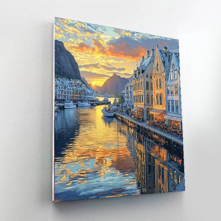 Alesund - Norway Paint By Number