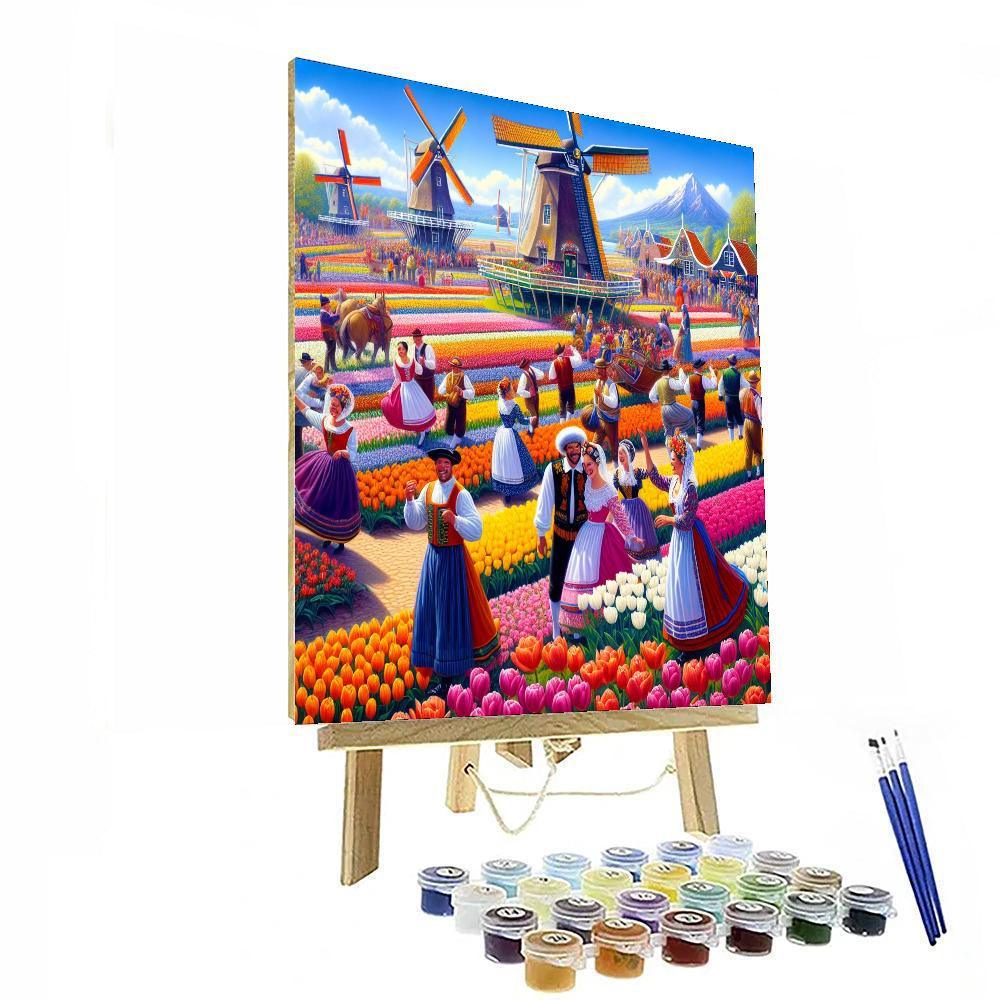 Tulip Time Festival - Usa Number Painting