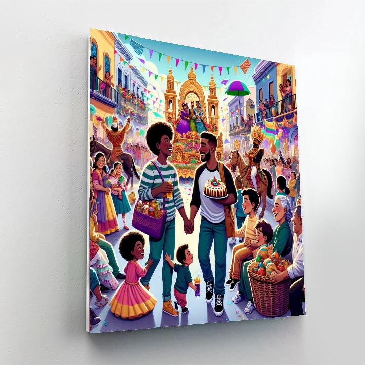 Día De Los Reyes Painting By Numbers Kit