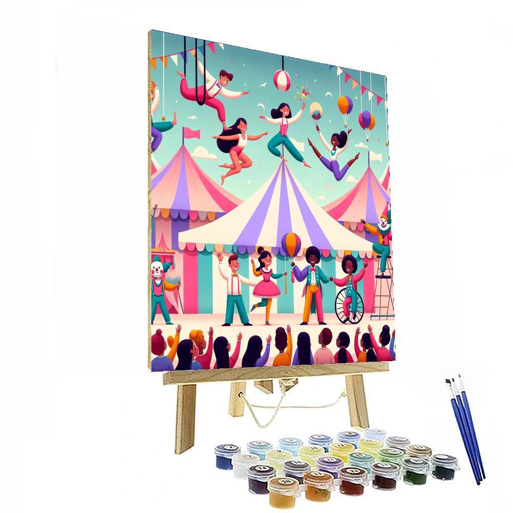 The Magical Circus Extravaganza Paint By Numbers Kits