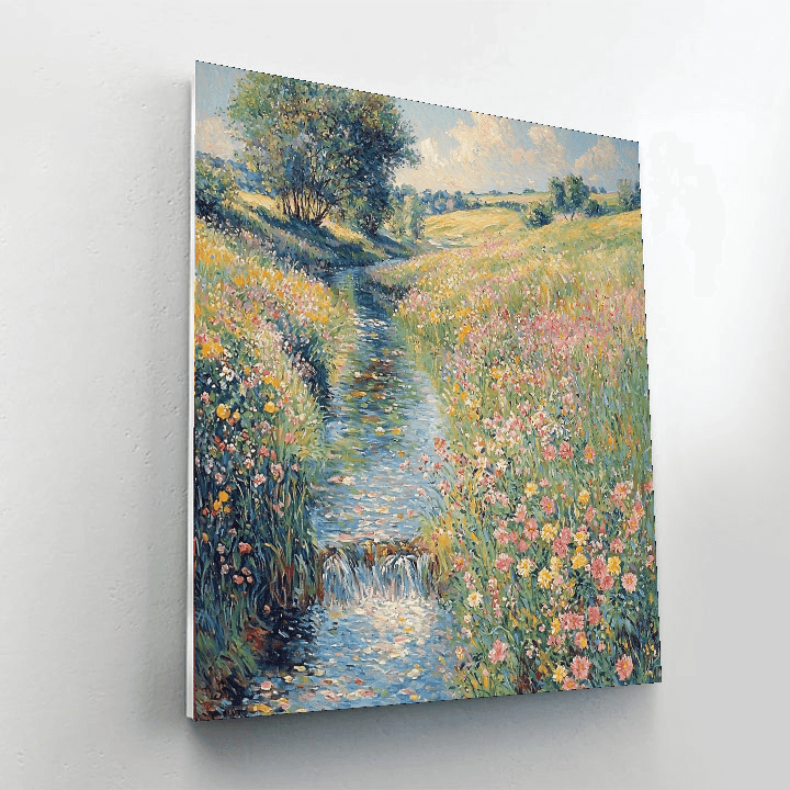 Pierre-Auguste Renoir Inspired Serene Meadows  Paint By Numbers Art