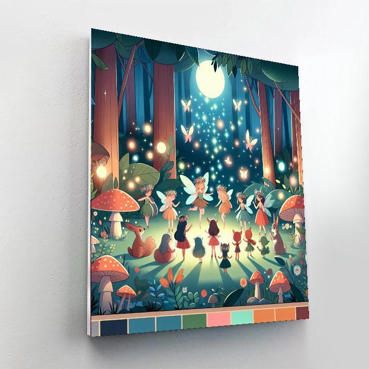Wondrous Woodland Wander Painting Number Kit