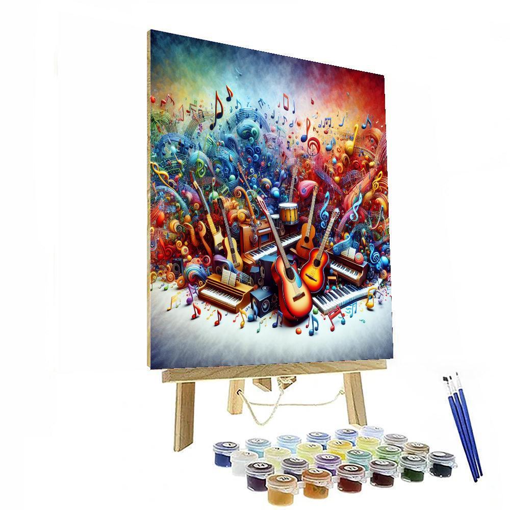 Colorful Musical Journey Numbered Painting Kits