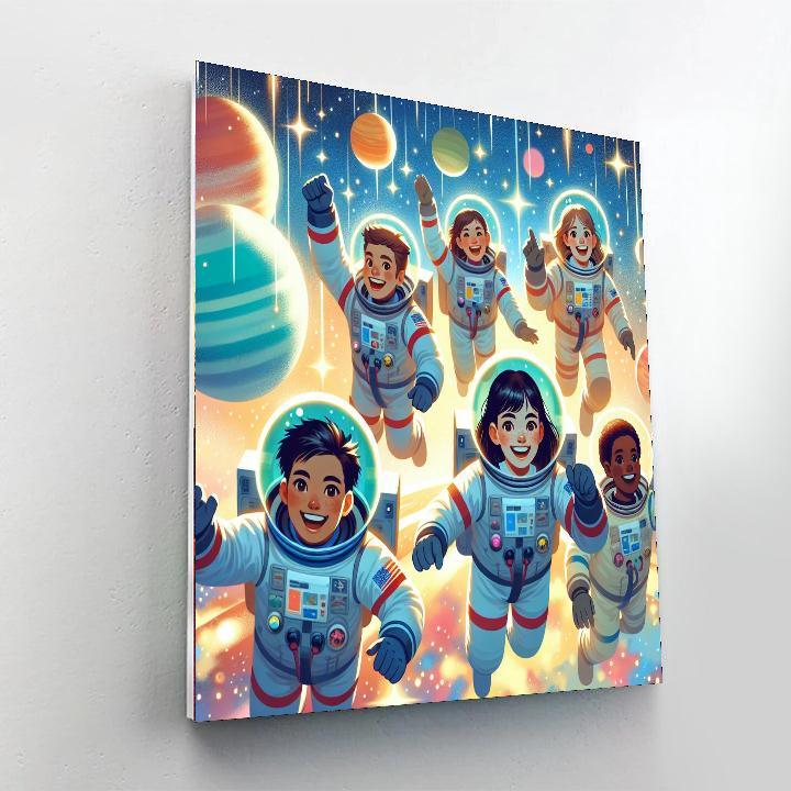 Magical Space Journey Paint By Numbers