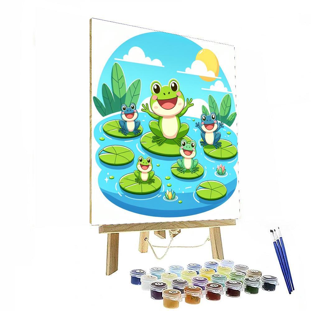 Hopping Frogs Numbered Painting Kits