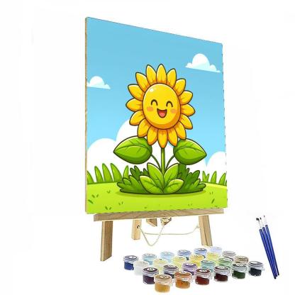 Joyful Sunflower Paint By Number