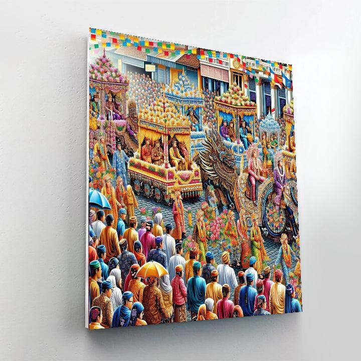 Karnaval Di Jakarta - Indonesia Paint By Numbers Kits