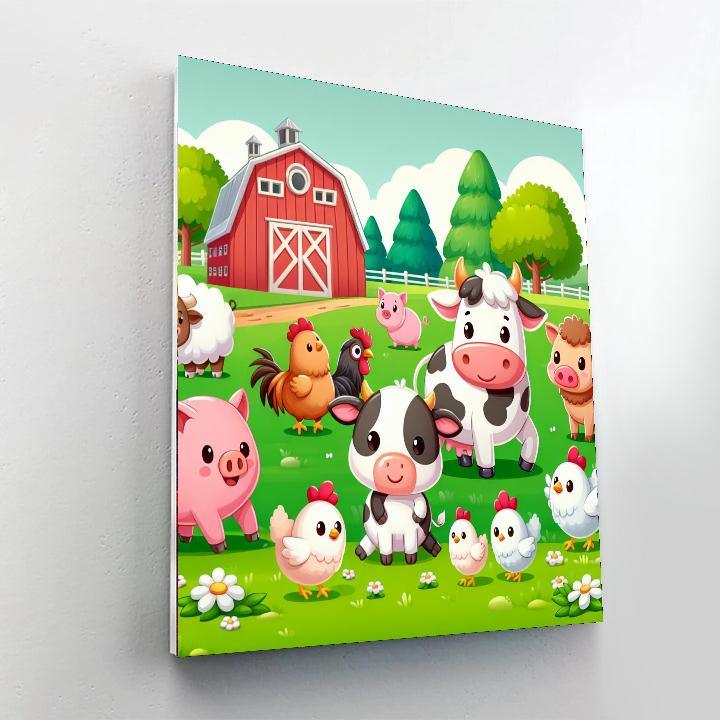 Wonderful Farm Life DIY Paint By Numbers