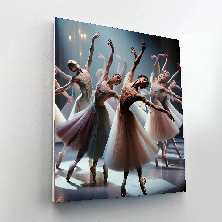 Elegant Ballet Performance DIY Paint By Numbers