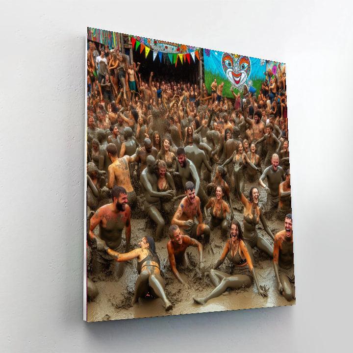 The Boryeong Mud Festival - Boryeong, South Korea Numbered Painting Kits
