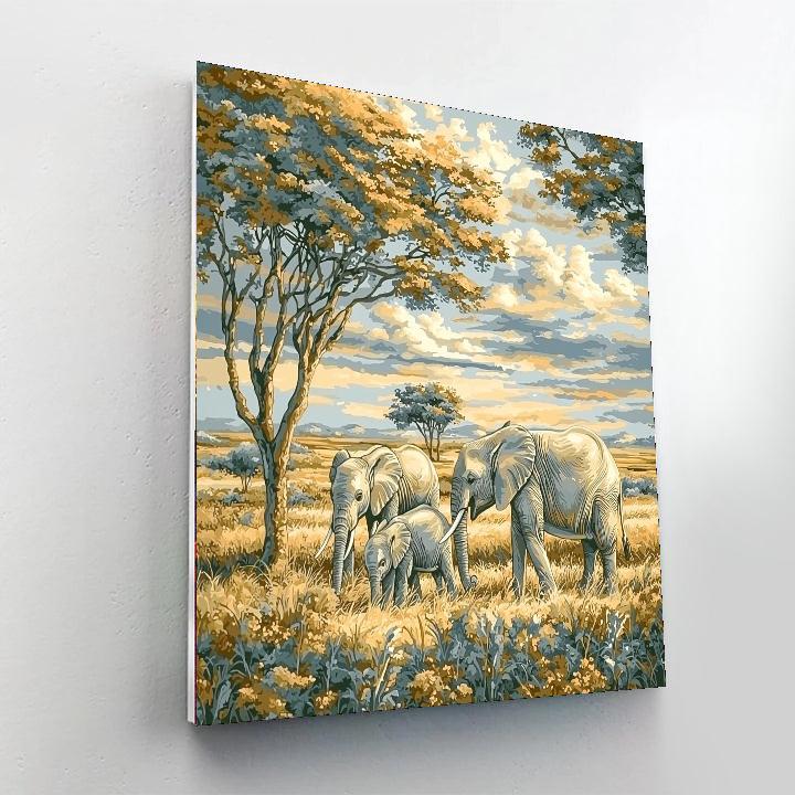 Gentle Giants Of Love Paint By Numbers Kits