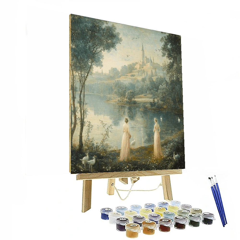John William Waterhouse Inspired Historical Dreamscape  Paint By Number