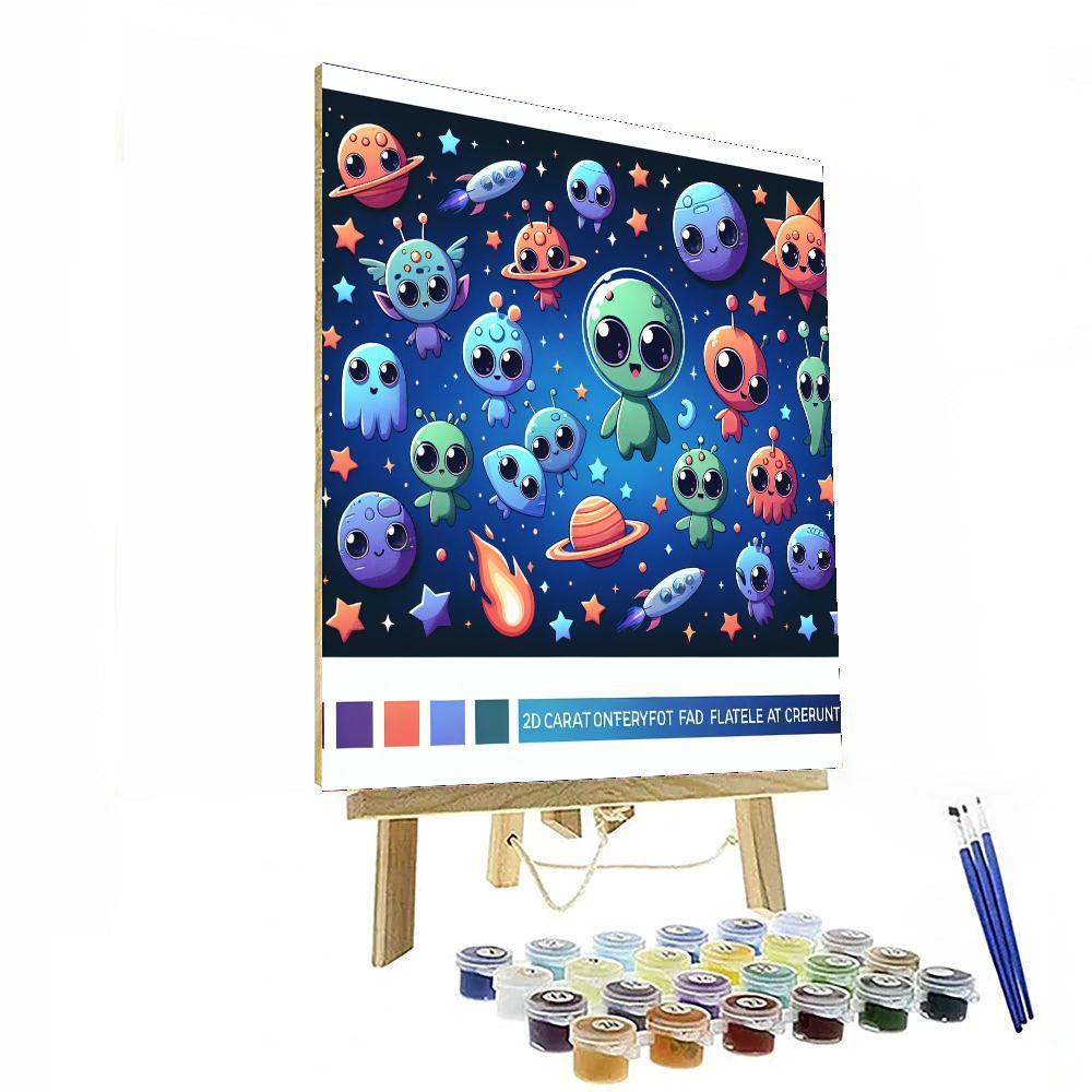 Cosmic Critter Club Paint By Color