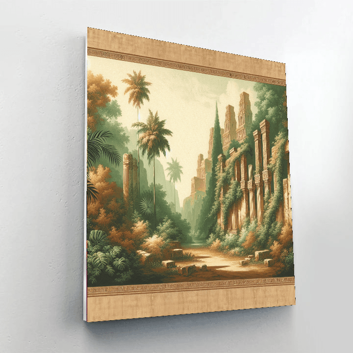 Exploring Ancient Ruins Painting Number Kit
