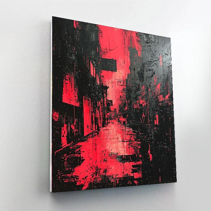 Banksy Inspired Urban Requiem  Numbered Painting Kits