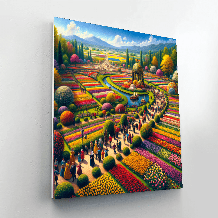 Tulip Festival - Keukenhof, Netherlands Painting By Numbers Kit