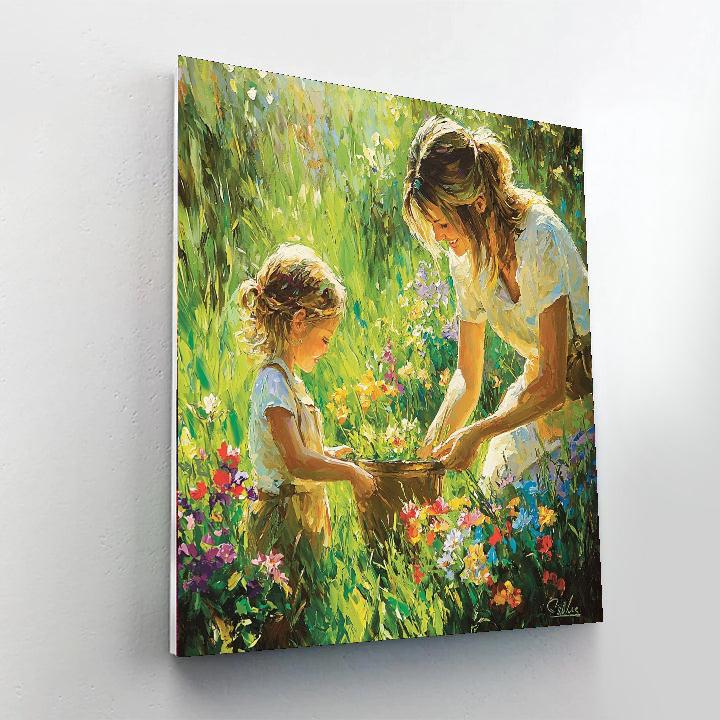 Seeds Of Love Number Painting
