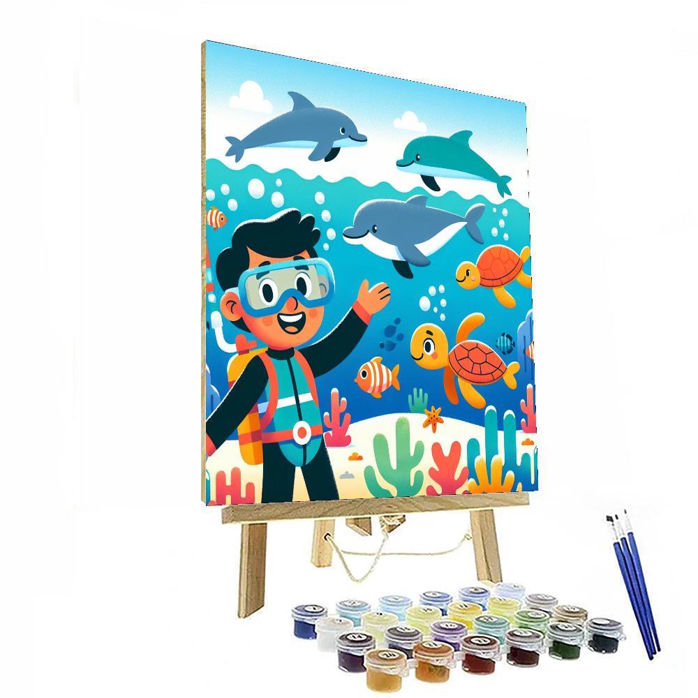 Oceanic Explorer Adventure Painting Number Kit