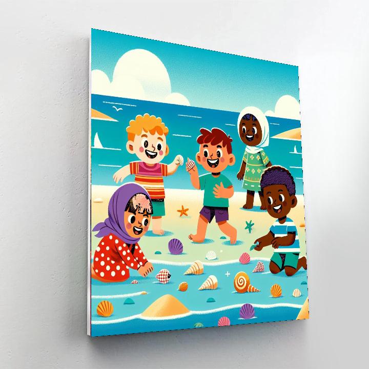 Beachcomber's Paradise Number Painting