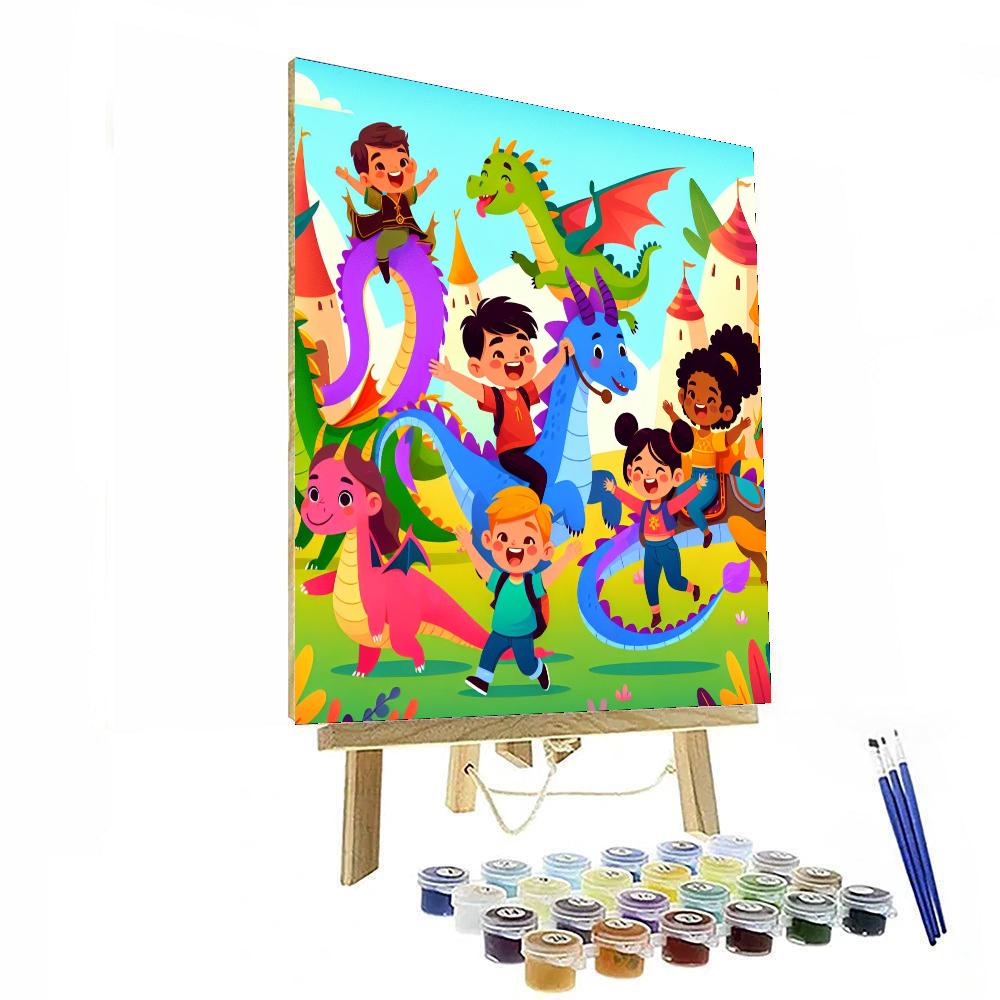 Dragon Trainer's World Number Painting