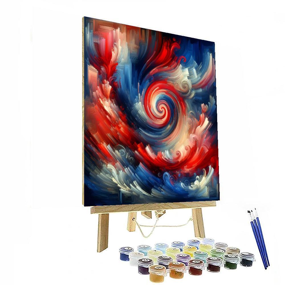 Modern Abstract Rhythm Paint By Numbers Art