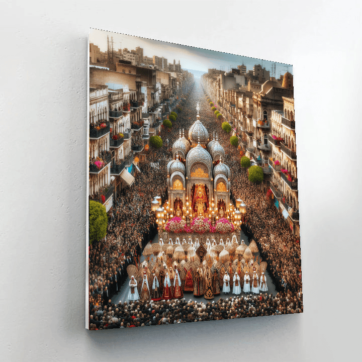 Semana Santa - Seville, Spain Numbered Painting Kits