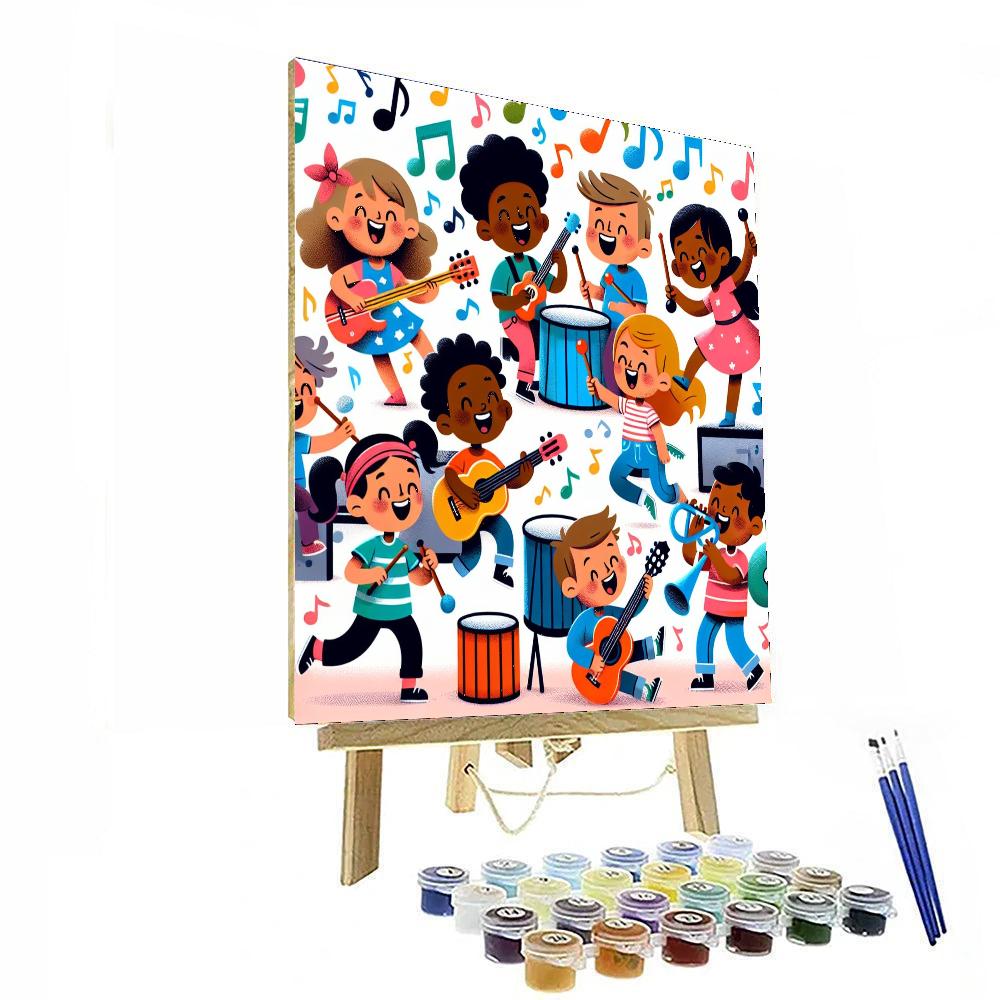 Creative Music Journey Paint By Numbers Art