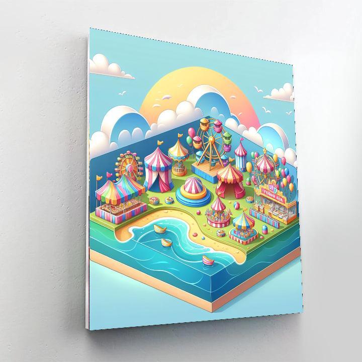 Seaside Carnival Adventure Paint By Color