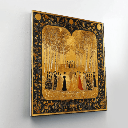 Gustav Klimt Inspired Gilded Elegance - DIY Painting By Numbers Kit
