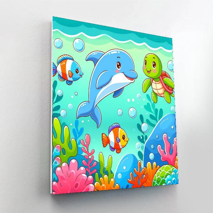 Underwater Friends Adventure Paint By Number