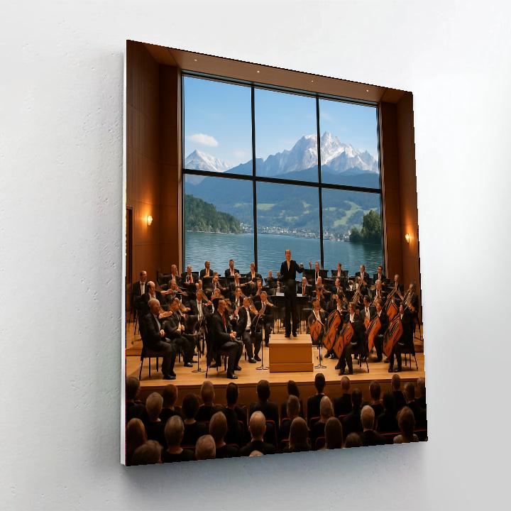 Lucerne Festival - Switzerland Painting Number Kit