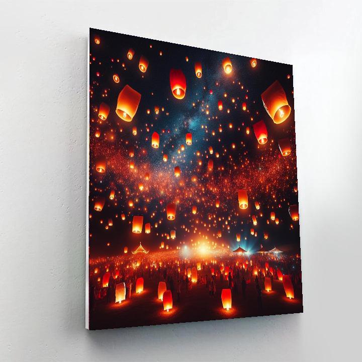 Mystic Lantern Festival Paint By Color