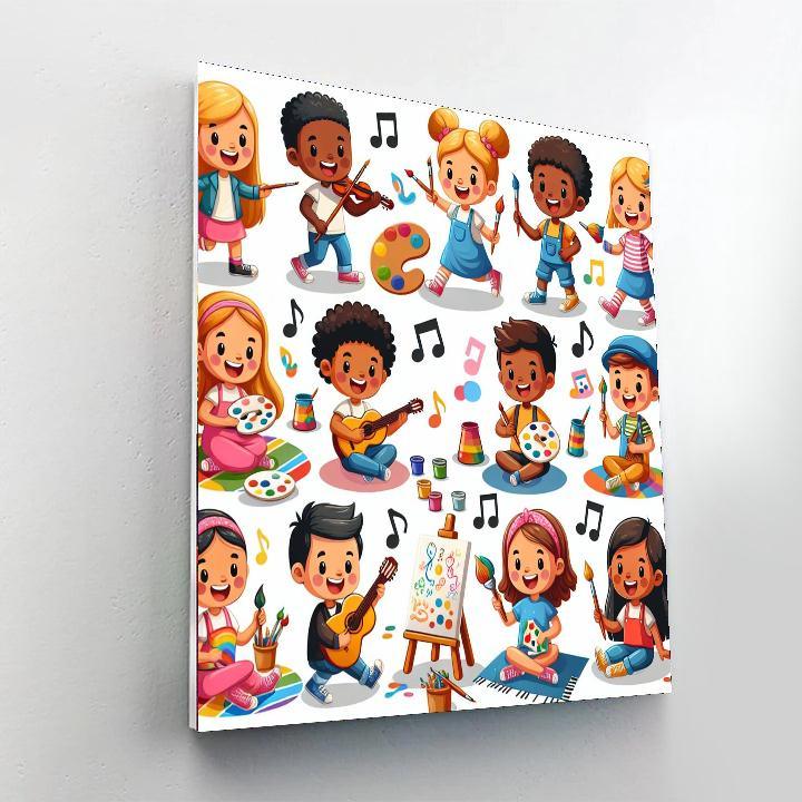 Creative Expression Painting Number Kit