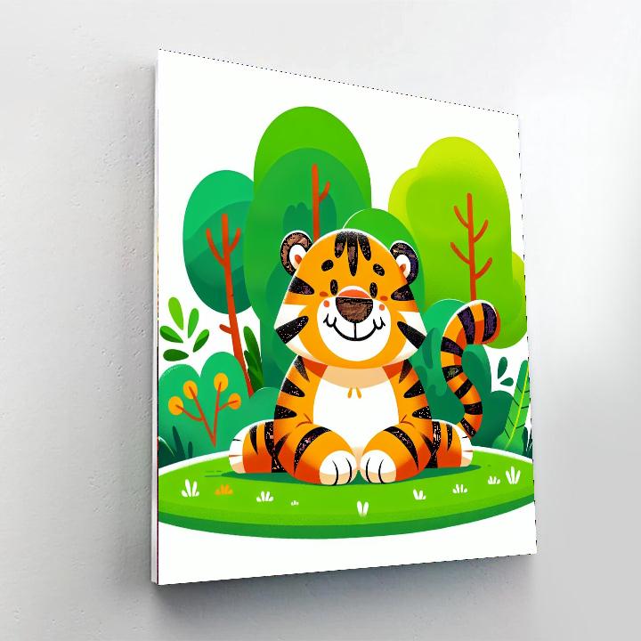 Sassy Tiger Paint By Numbers Kits