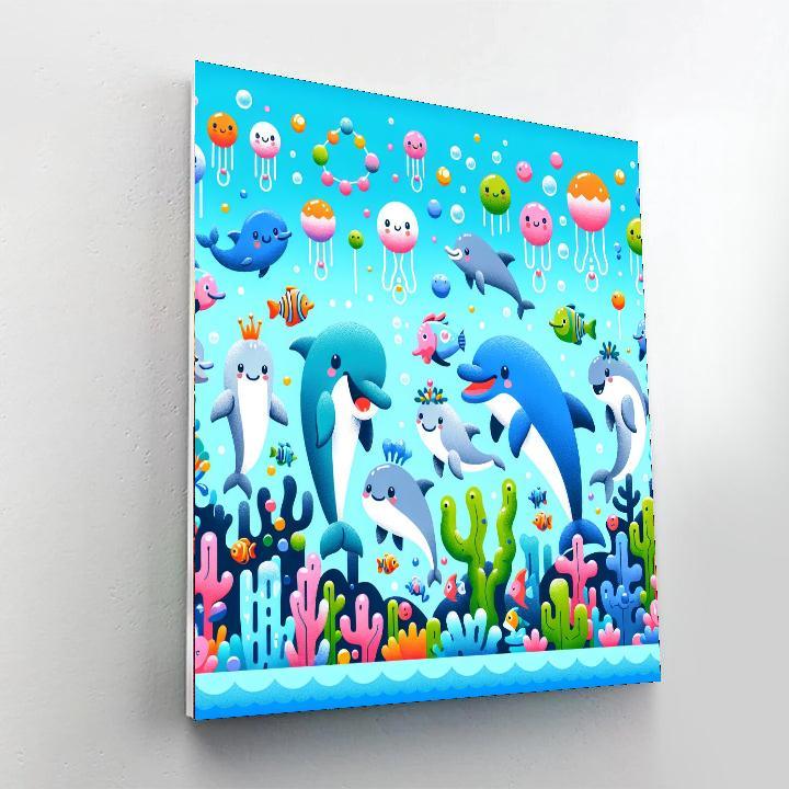 Happy Ocean Party Number Painting
