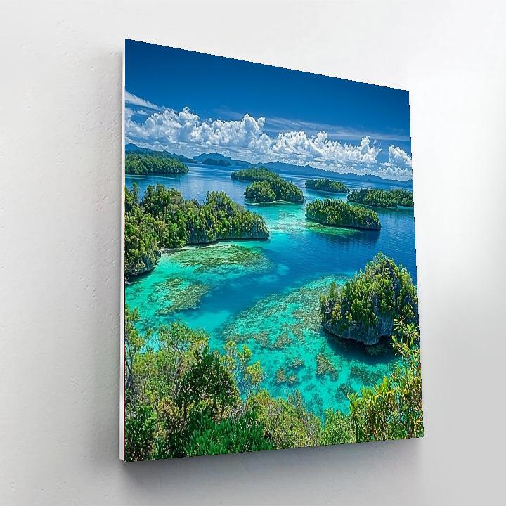 Raja Ampat Islands - Indonesia Numbered Painting Kits