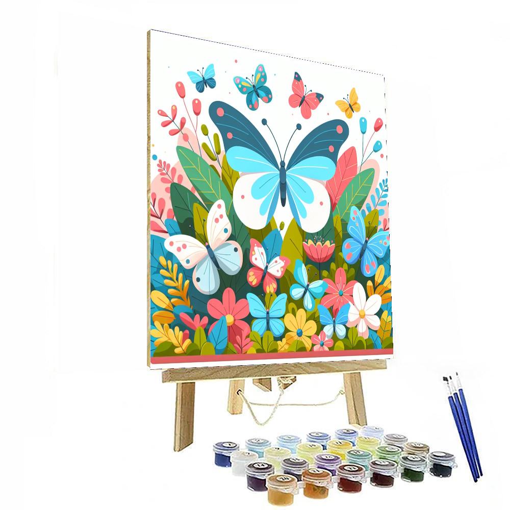 Blossoming Butterfly Ballet Numbered Painting Kits