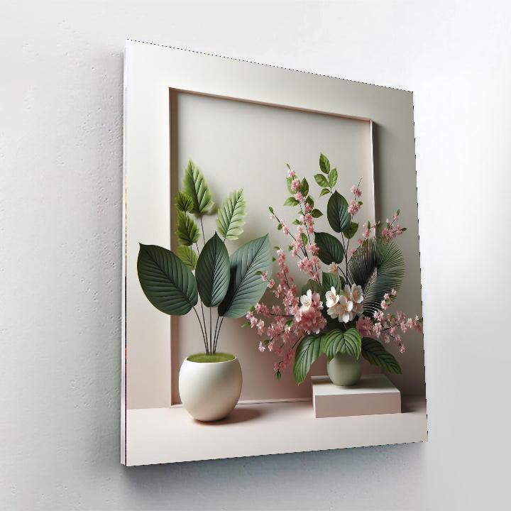 Chic Botanical Dream DIY Paint By Numbers