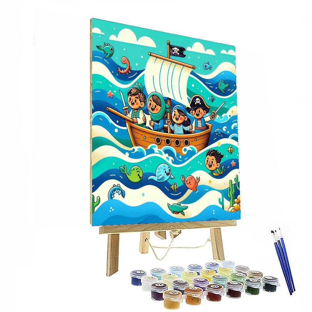 Daring Adventure On The High Seas Numbered Painting Kits