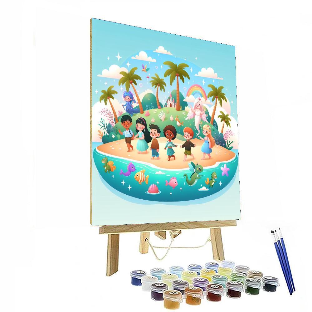 Enchanted Island Escape Numbered Painting Kits