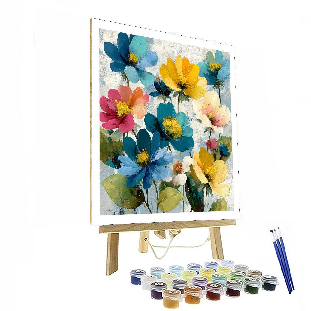 First Steps In The Garden Number Painting