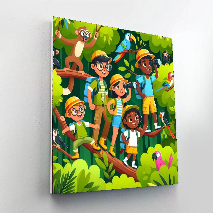 Epic Treetop Adventure Painting By Numbers Kit